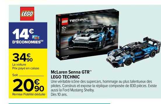 mclaren  senna gtr lego technic
