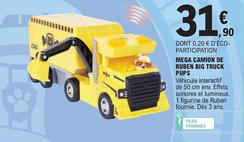 mega camion de ruben big truck pups
