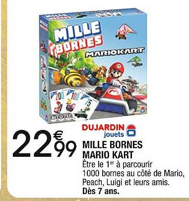 mille bornes mario kart dujardin jouets