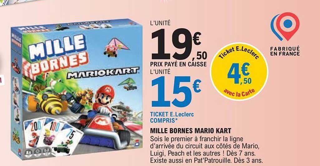 mille bornes mario kart