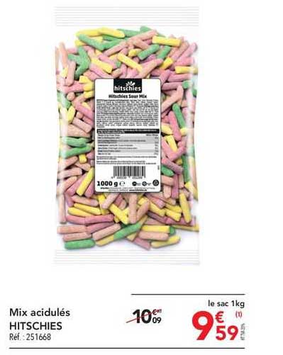mix acidulés hitschies
