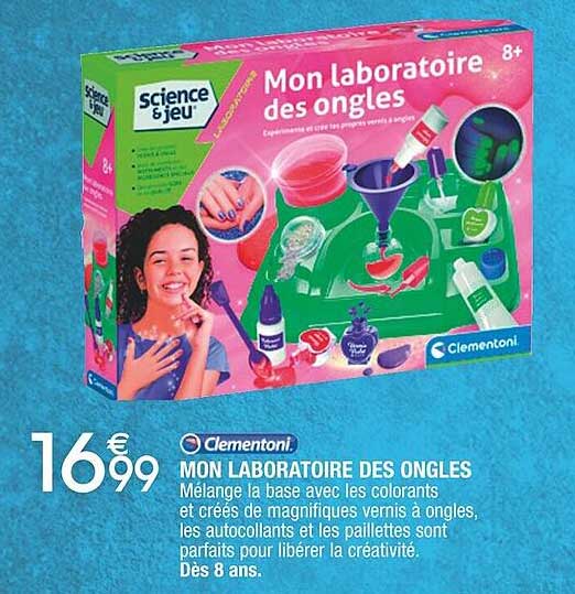 mon laboratoire des ongles clementoni