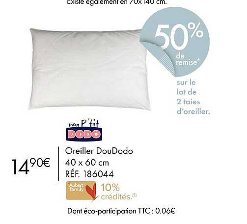 mon p'tit dodo oreiller doudodo