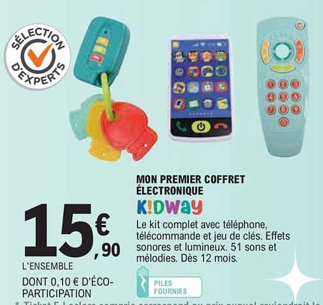 mon premier coffret électronique kidway