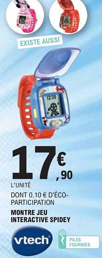 Montre Jeu Interactive Spidey Vtech