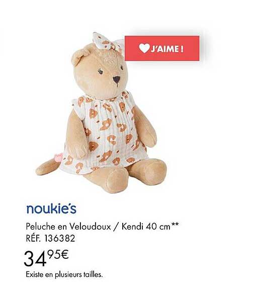 noukie's peluche en veloudoux - kendi