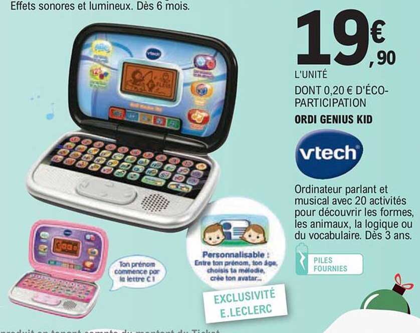 ordi genius kid vtech