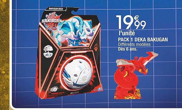 pack 1 deka bakugan
