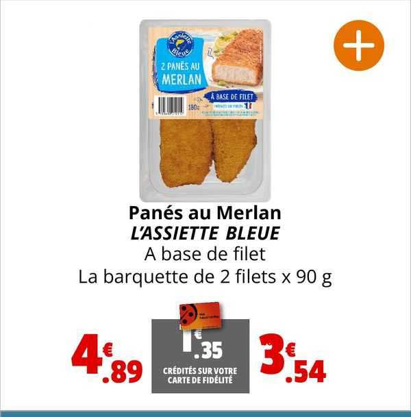 panés au merlan l'assiette bleue