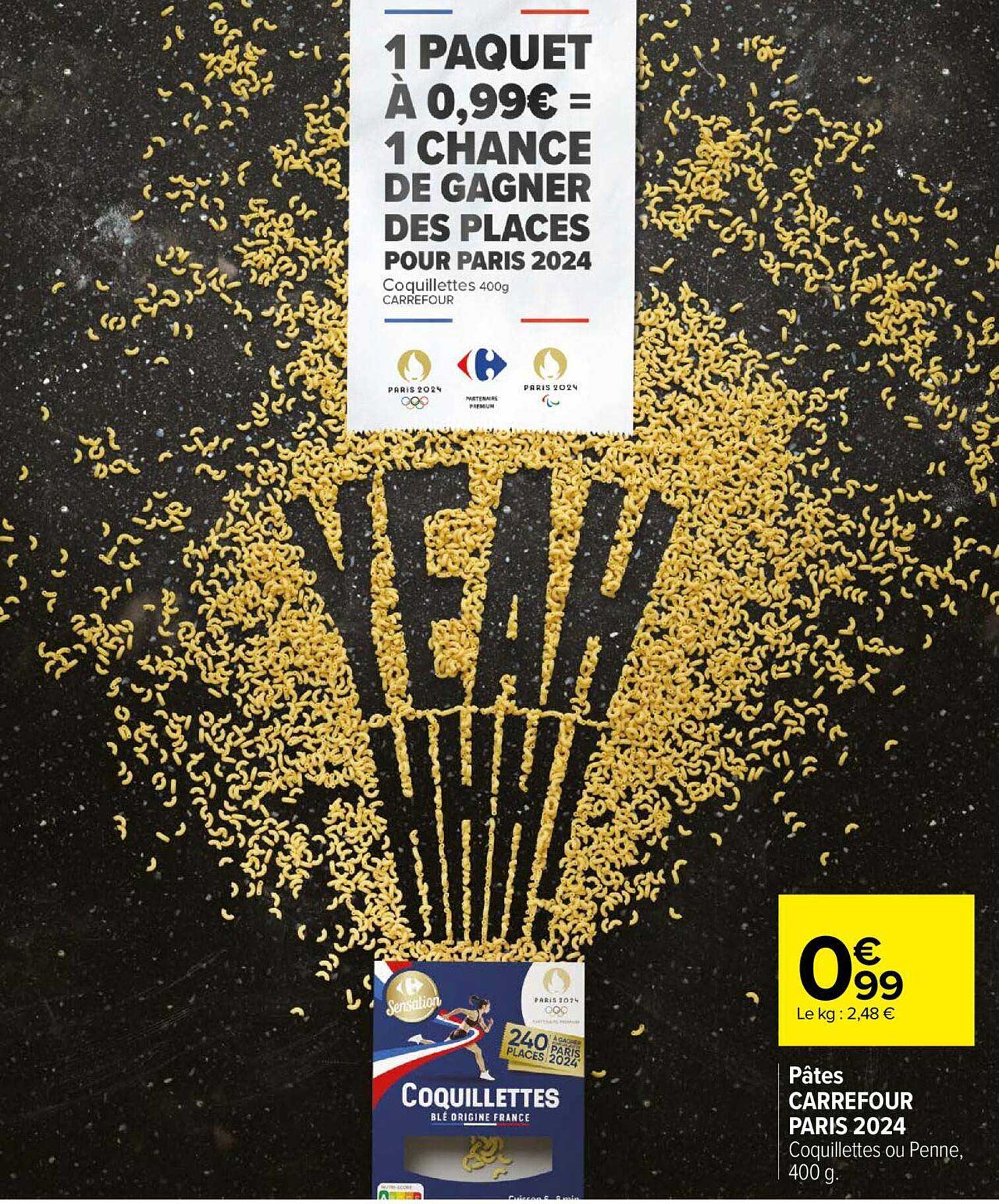 Pâtes Carrefour Paris 2024
