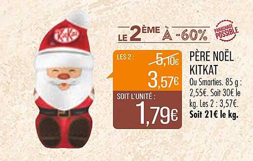 père noël kitkat