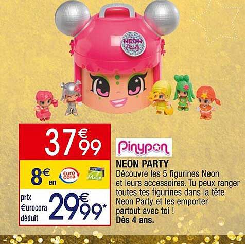 pinypon neon party