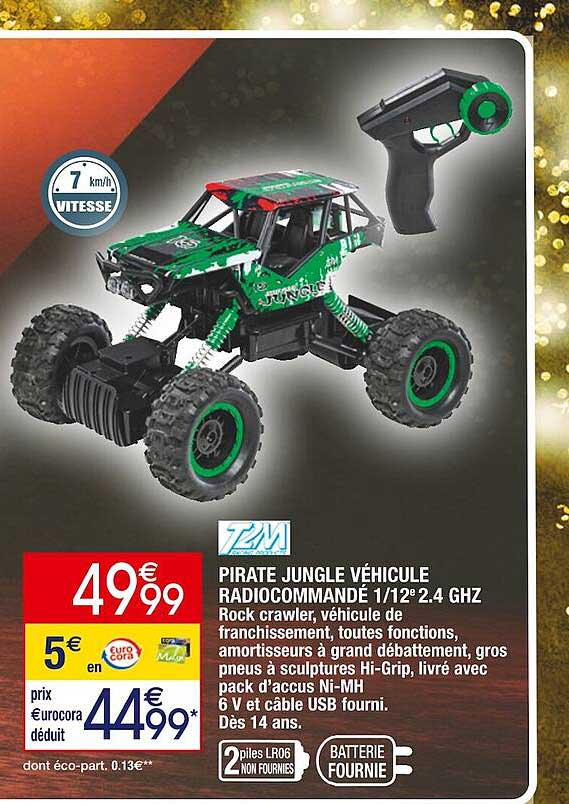 pirate jungle véhicule radiocommandé 1/12e 2.4 ghz