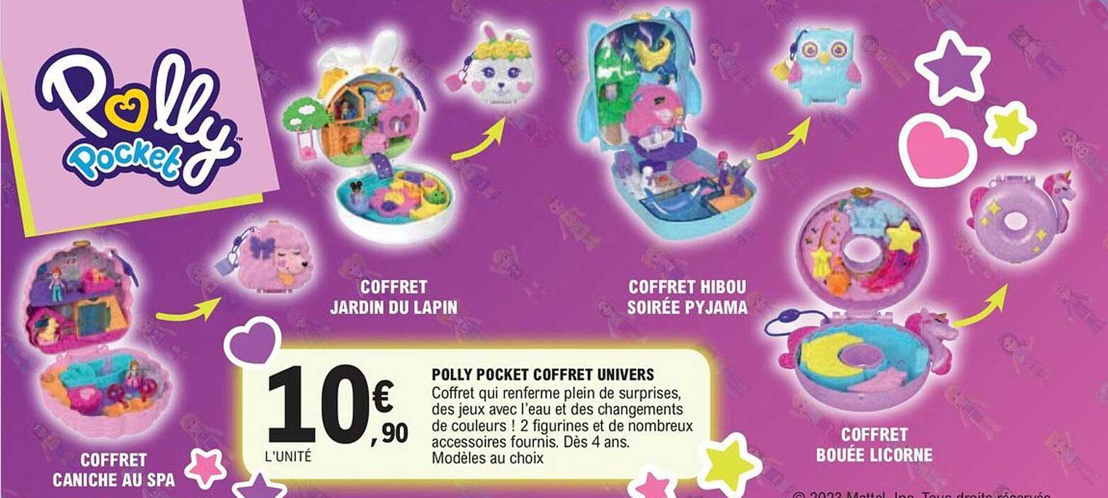 polly pocket coffret univers