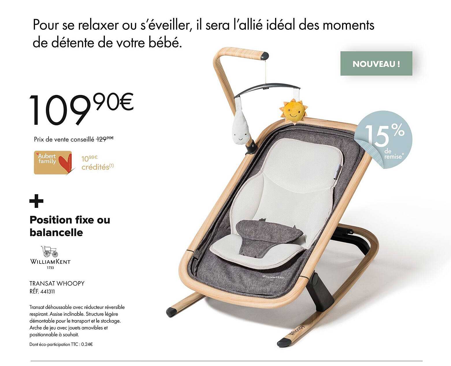 position fixe ou balancelle