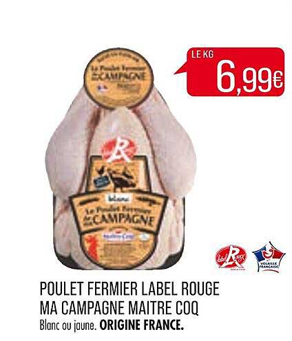 poulet fermier label rouge ma campagne maître coq