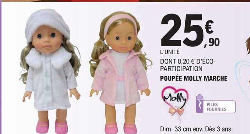poupée molly marche