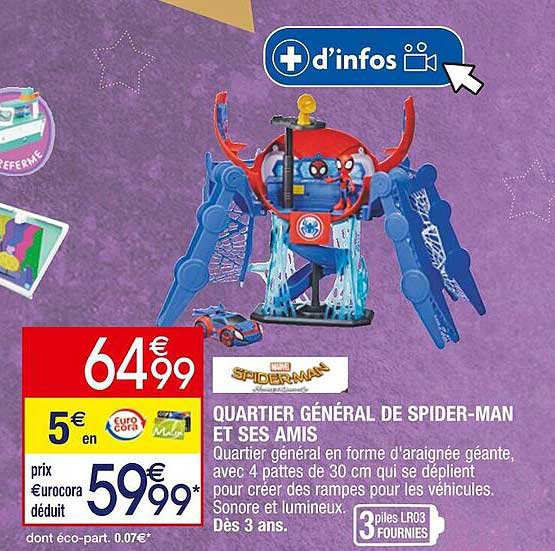 quartier général de spider-man et ses amis