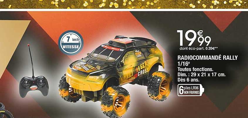 radiocommandé rally 1/16e