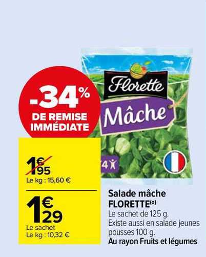 Salade Mâche Florette