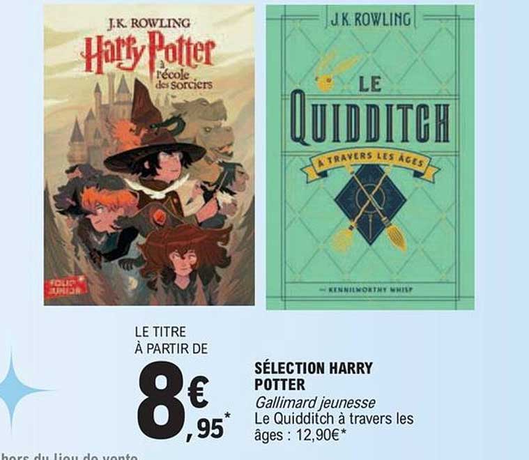 sélection harry potter - gallimard jeunesse