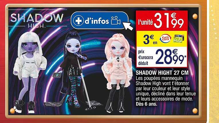 shadow hight 27cm