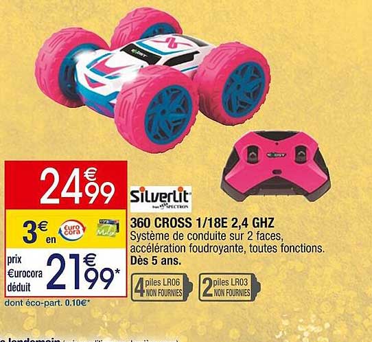 silverlit 360 cross 1-18e 2,4 ghz