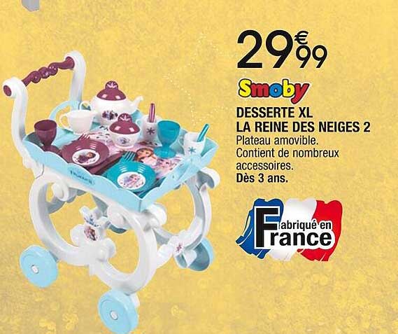 smoby desserte XL la reine des neiges 2