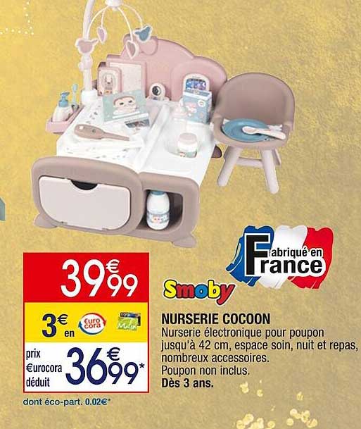 smoby nurserie cocoon smoby