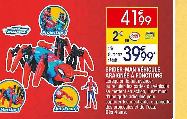 spider-man véhicule araignée à fonctions