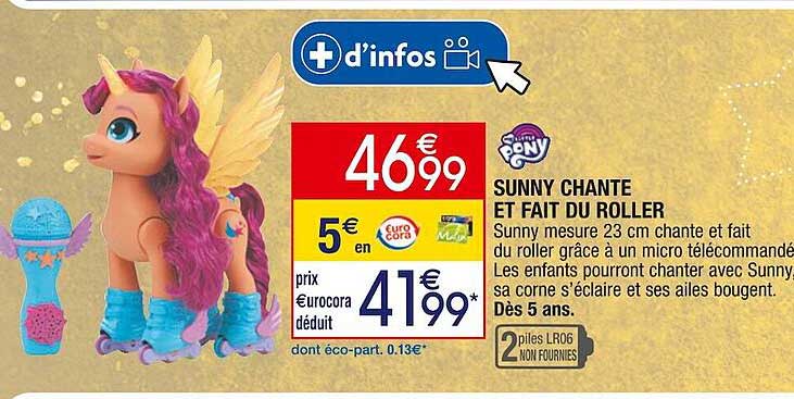 sunny chante et fait du roller