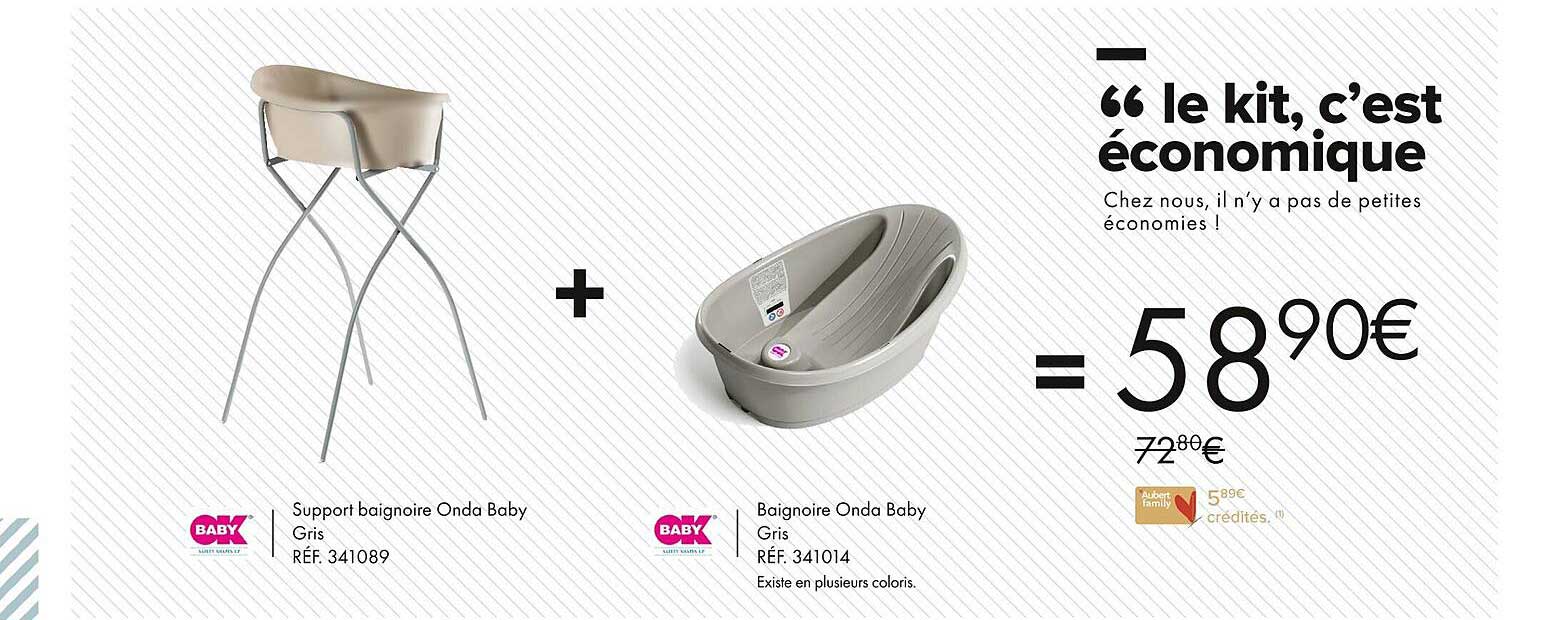 Support Baignoire Onda Baby Gris Ou Baignoire Onda Baby Gris