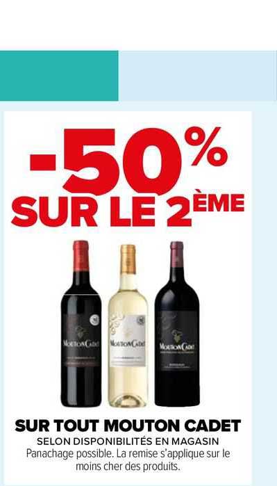 Sur Tout Mouton Cadet -50% Sur Le 2ème