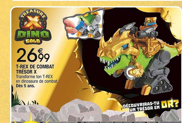 t-rex de combat trésor x