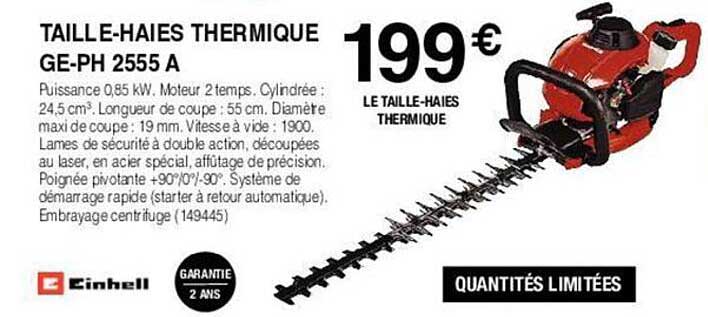 taille-haies thermique ge-ph 2555a