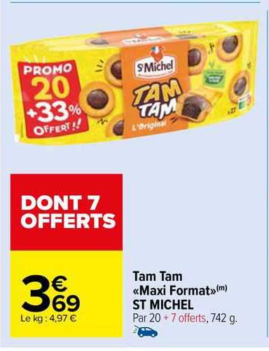 tam tam "maxi format" st michel