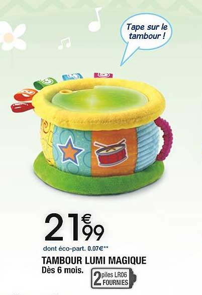 tambour lumi magique