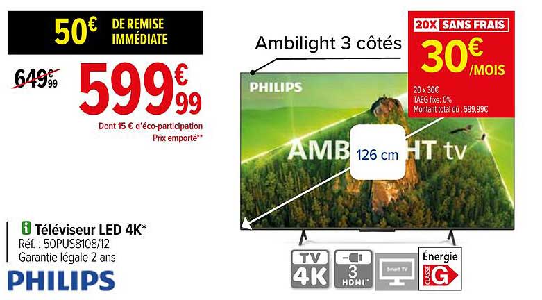 Téléviseur Led 4k