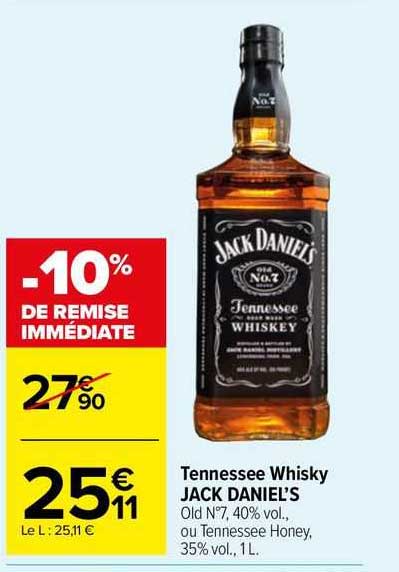 tennessee whiskey jack daniel's