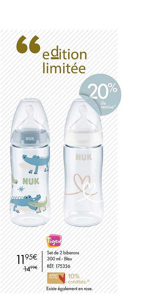 tiger set de 2 biberons