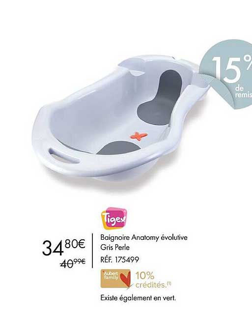 tigex baignoire anatomy évolutive gris perle