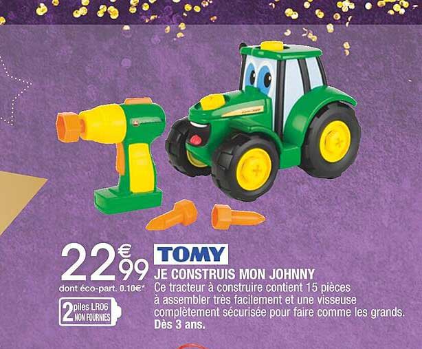 tomy je construis mon johnny