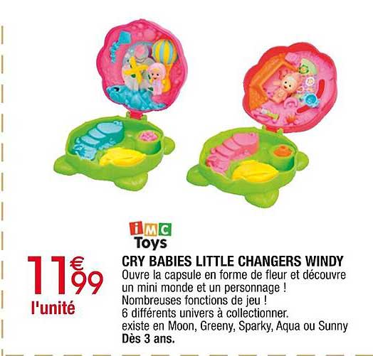 toys cry babies little changers windy
