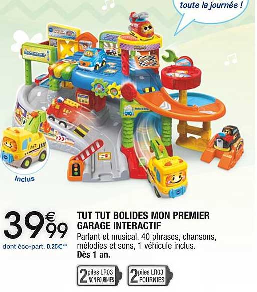 tut tut bolides mon premier garage interactif