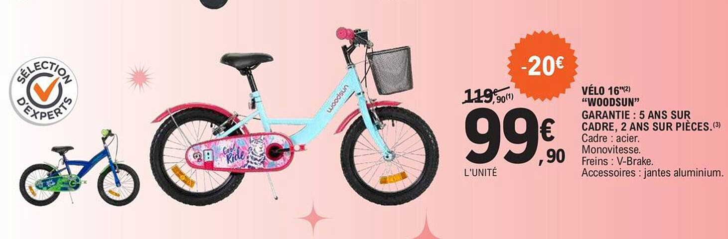 Vélo 16" "woodsun"