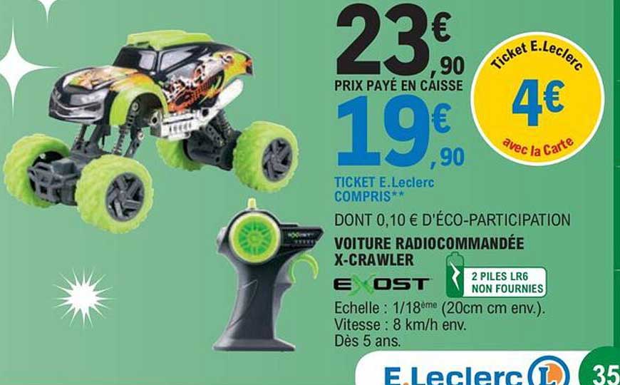 Voiture Radiocommandée X-crawler Exost