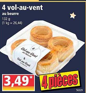 4 vol au vent