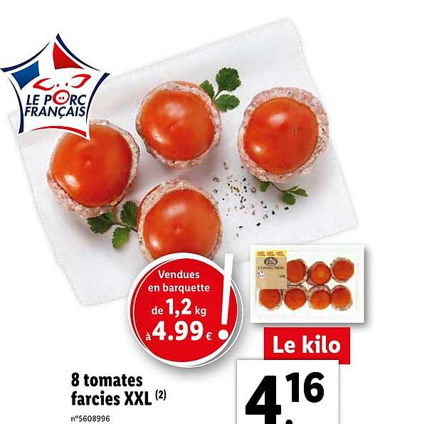 8 Tomates Farcie Xxl