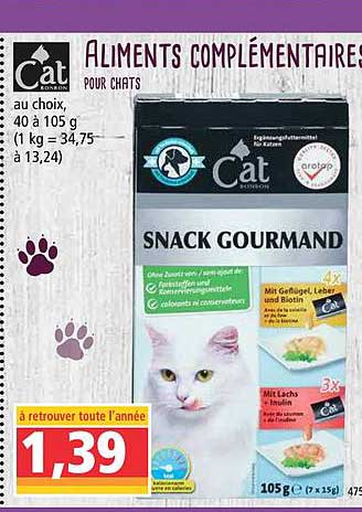 Aliments Complémentaires Cat