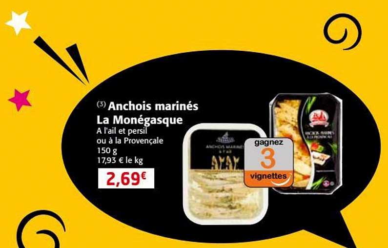 anchois marinés la monégasque